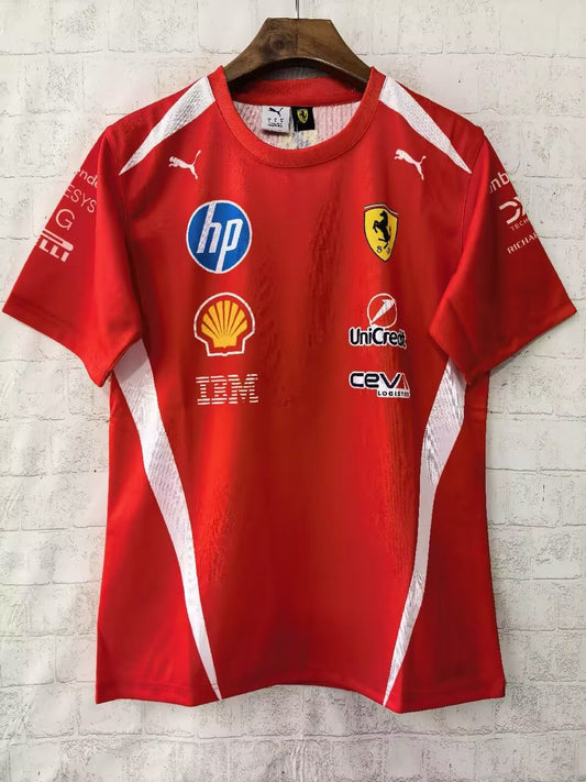 F1 Ferrari Red Short Sleeve Racing Suit 2026