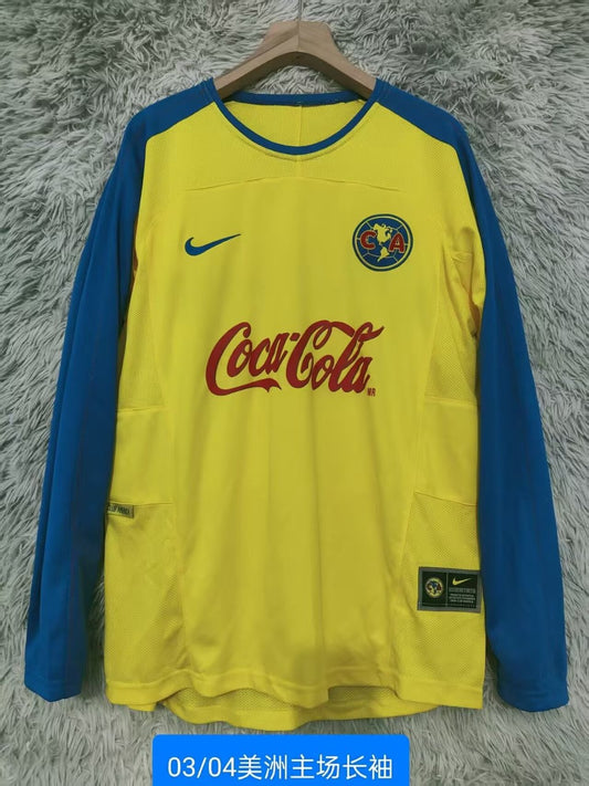 Retro America Home Long Sleeve Football Jersey 2003/2004