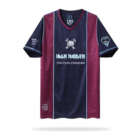 Retro Iron Maiden West Ham Home Football Jersey 2011