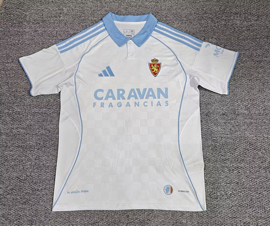 Real Zaragoza Home Fans Football Jersey 2025/2026