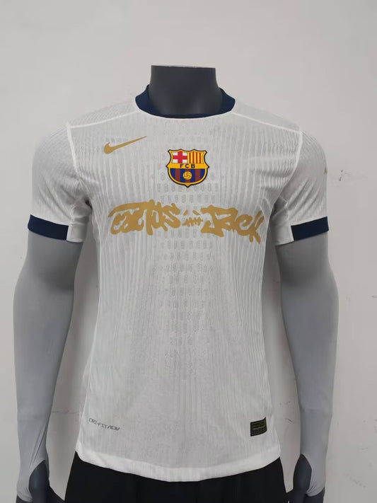 Barcelona Travis Scott Co Branded Version Special Edition Player Football Jersey 2025/2026