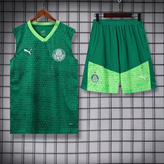 Palmeiras Training Clothing Vest Set Football Jersey 2024/2025