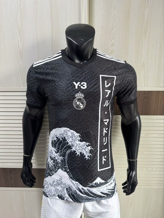 Real Madrid Y-3 Black Player Football Jersey 2025/2026