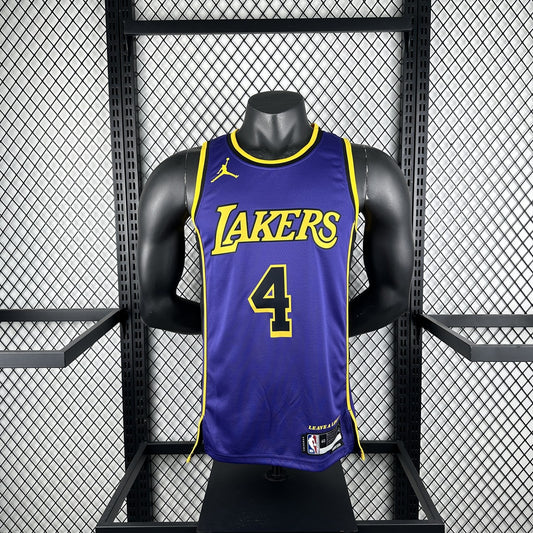 Los Angeles Lakers Jordan #4 KNECHT NBA Jerseys 2023