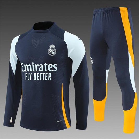 Real Madrid Blue Training Tracksuit 2024/2025