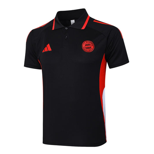 Bayern Munich Polo Fans Black Football Jersey 2025/2026