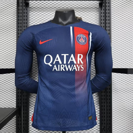 PSG Paris Home Long Sleeve Player Football Jersey 2023/2024