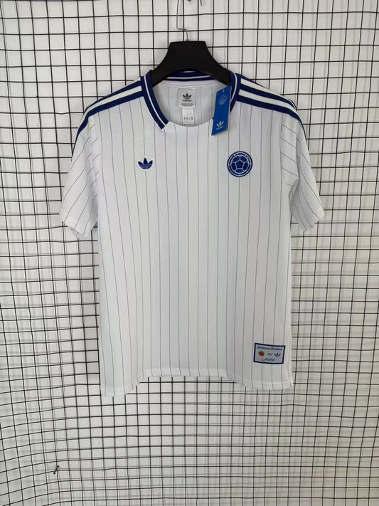 Colombia T-shirt Retro Leisure White Football Jersey 2026/2027