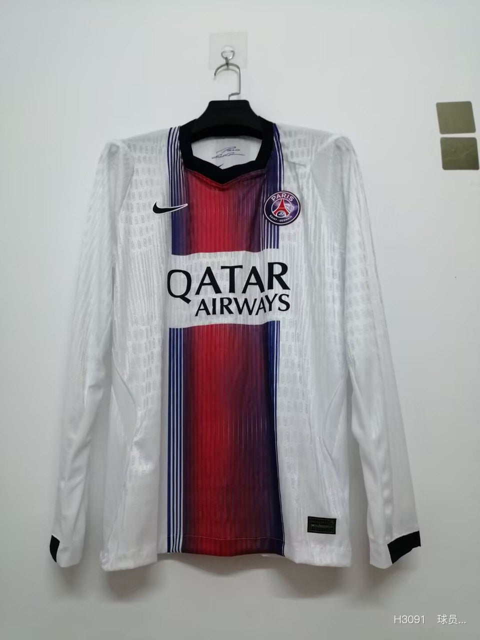 PSG Paris Away Long Sleeve Player Football Jersey 2026/2027