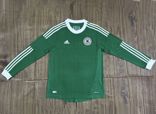Retro Germany Away Long Sleeve Football Jersey 2012