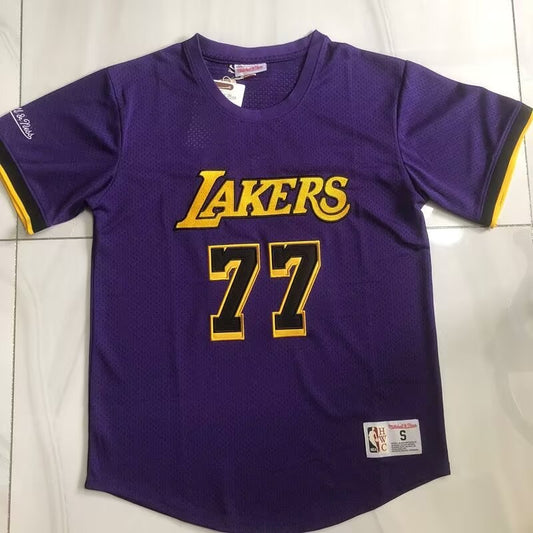 Los Angeles Lakers Purple #77 DONCIC NBA Jerseys