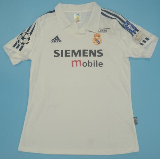 Retro Real Madrid Home Fans Football Jersey 2002/2003