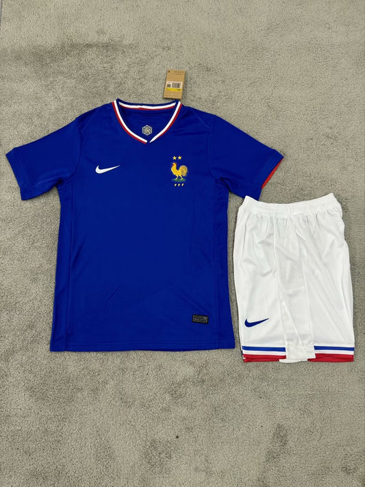 France Home Fans Suit Football Jersey 2024/2025