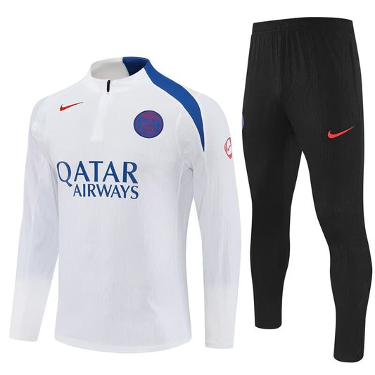 PSG Training Tracksuit White Player (Kids And Man ) 2025/2026
