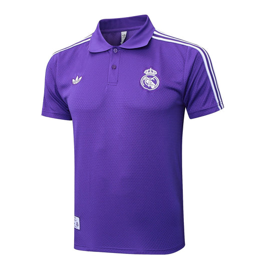 Real Madrid Polo Fans Purple Football Jersey 2025/2026
