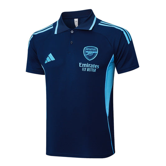 Arsenal Polo Fans Blue Football Jersey 2025/2026