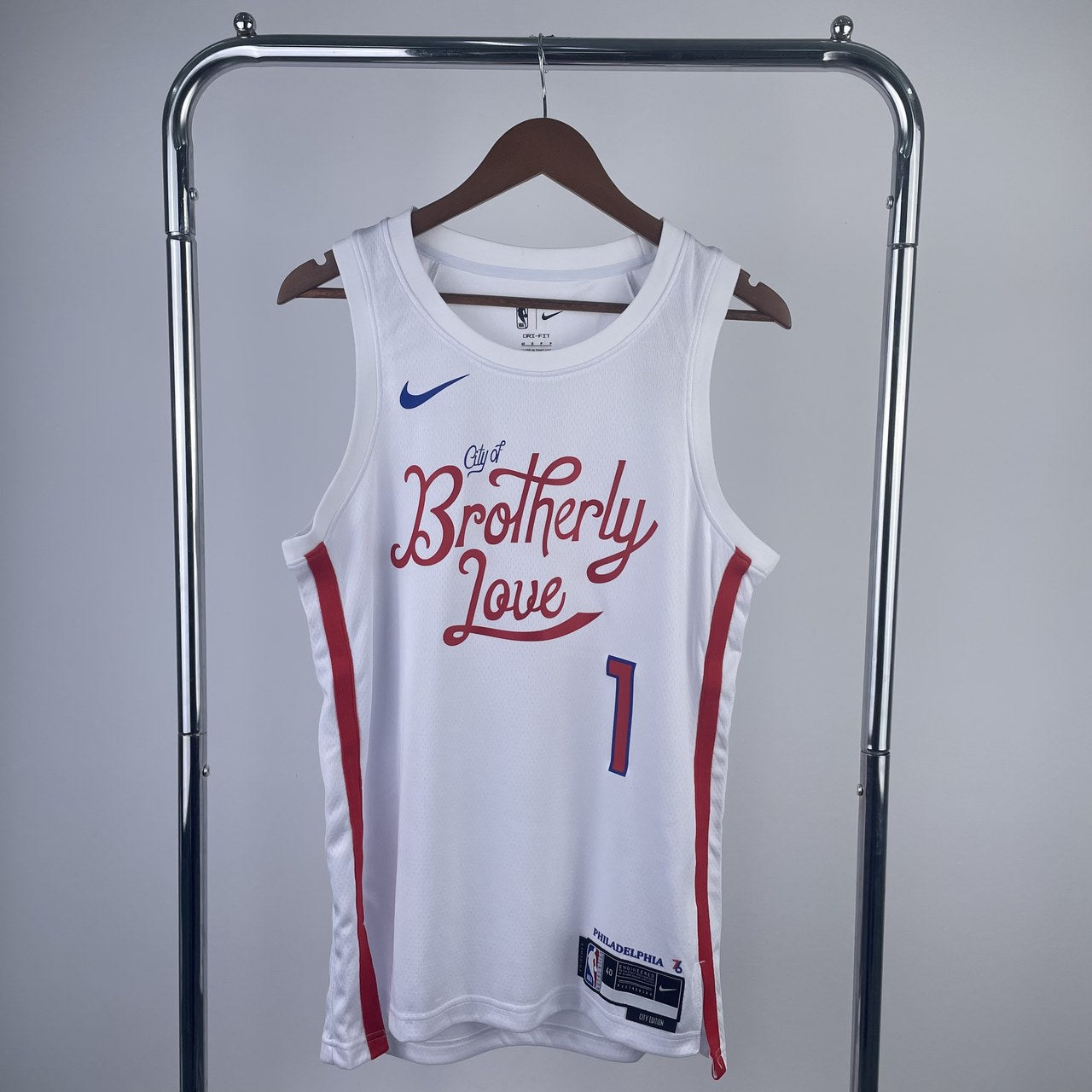 Philadelphia 76Ers City Edition White #1 HARDEN NBA Season Jerseys 2023