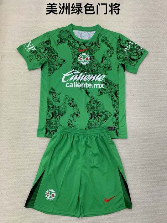 Club America Goalkeeper Kids Football Jersey 2024/2025