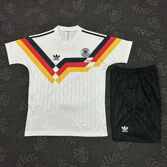 Germany Home Fans Kits Suit Football Jersey 1990