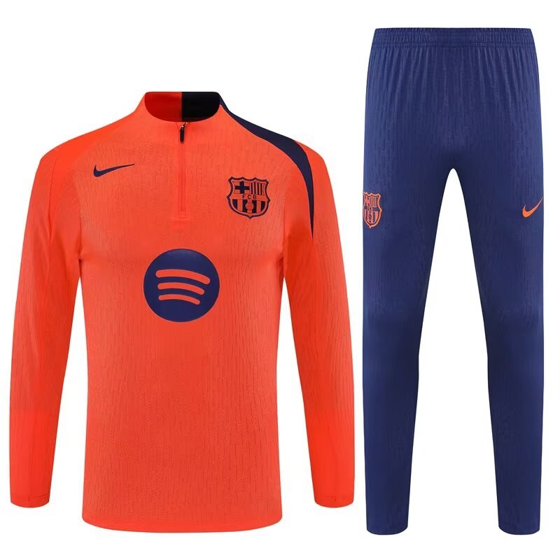 Barcelona Training Tracksuit Orange (Kids And Man ) 2025/2026