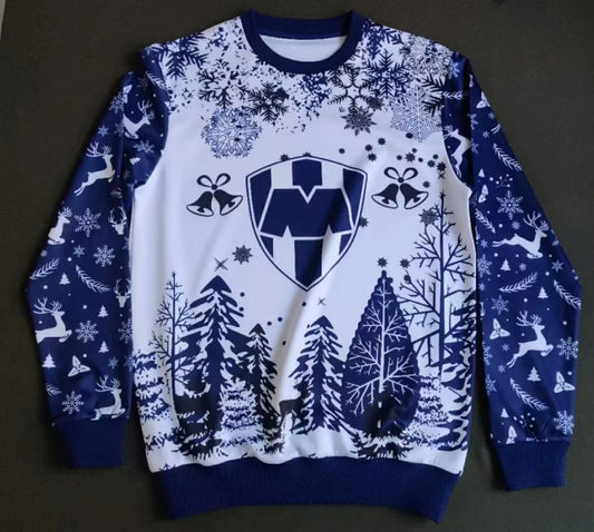 Monterrey Christmas Hoodie White Blue Jacket Tracksuit 2025/2026