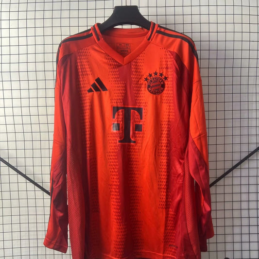 Bayern Munich Home Long Sleeves Fans Football Jersey 2024/2025