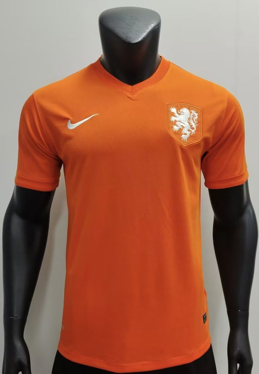 Retro Netherlands Home Football Jersey 2014