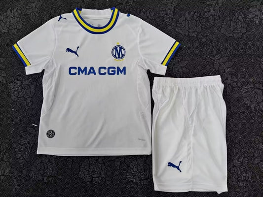 Marseille Home Kids Football Jersey 2026/2027