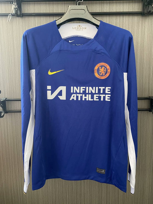 Chelsea Home Long Sleeve Fans Football Jersey 2023/2024