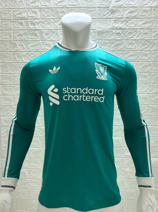 Liverpool Third Away Long Sleeve Player Football Jersey 2025/2026