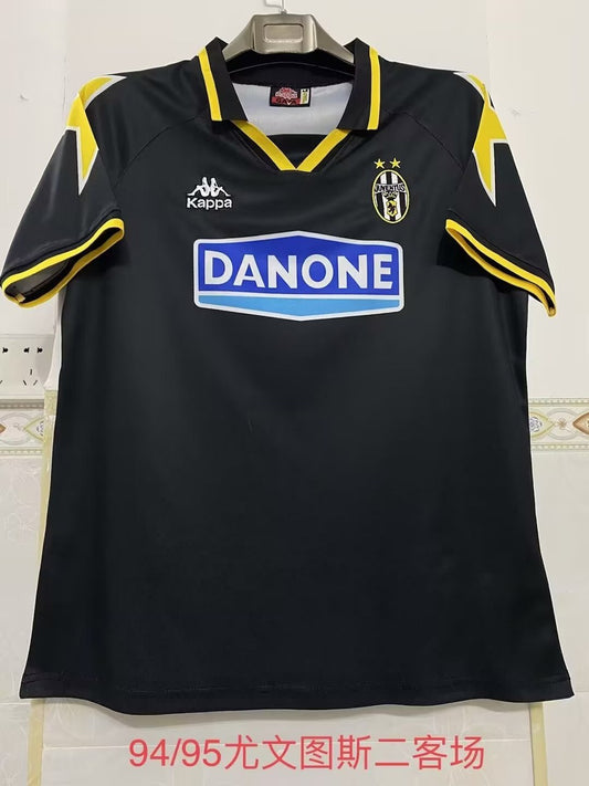 Retro Juventus Away Football Jersey Black 1994/1995