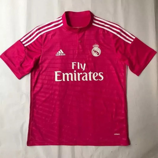 Retro Real Madrid Away Pink Football Jersey 2014/2015