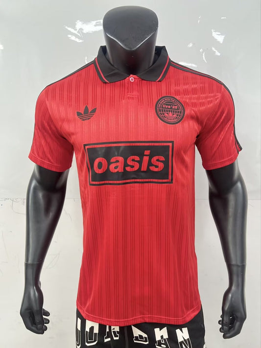 Adidas Clover Oasis #25 POLO T-shirt Red Fans Football Jersey 2025/2026