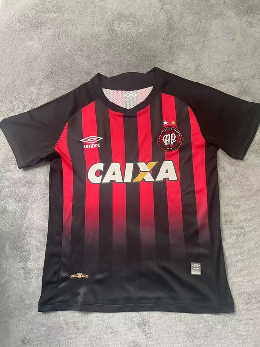 Retro Paranaense Home Red Football Jersey