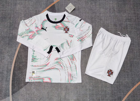 Portugal Away Kids Long Fans 2025/2026