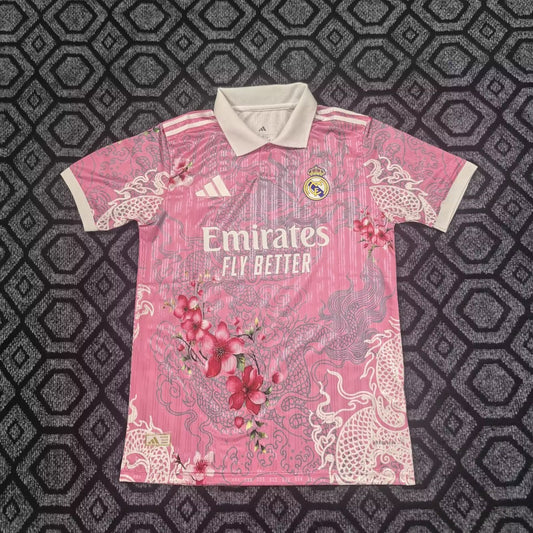 Real Madrid POLO Special Edition Fans Rose Pink Football Jersey 2026/2027