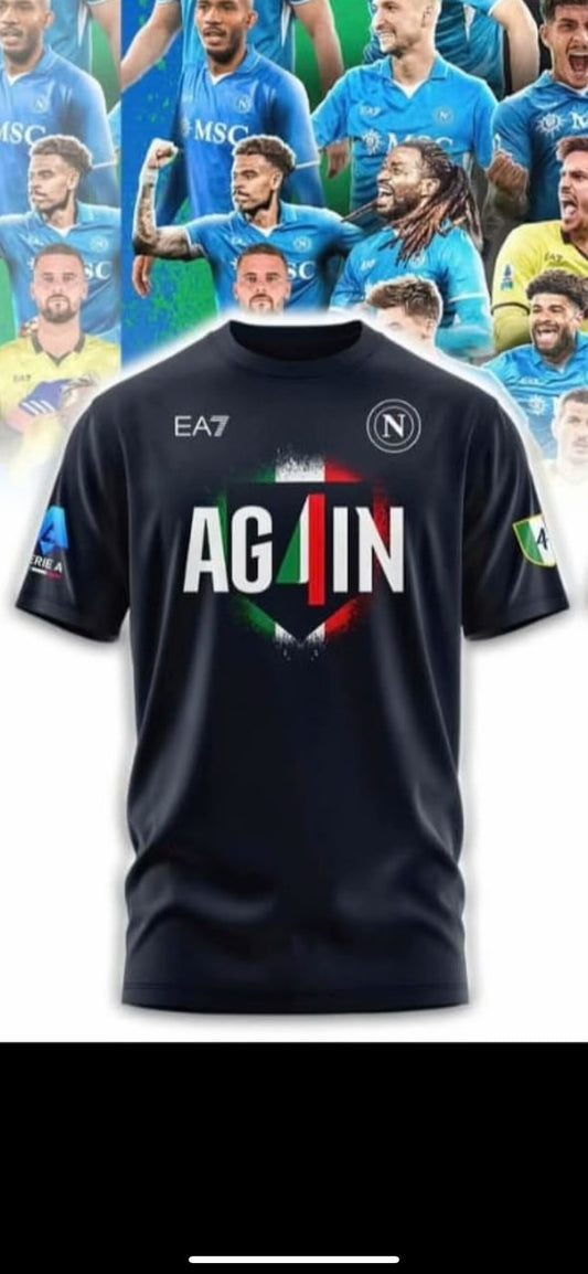 Napoli Champion T-shirt Football Jersey 2025/2026
