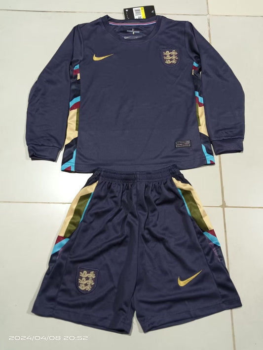 England Away Long Sleeve Kids 2024/2025