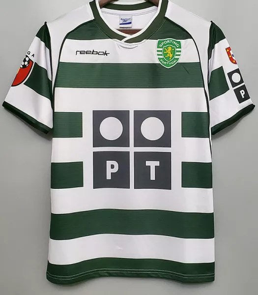 Retro Sporting Lisbon Home Football Jersey 2001/2003