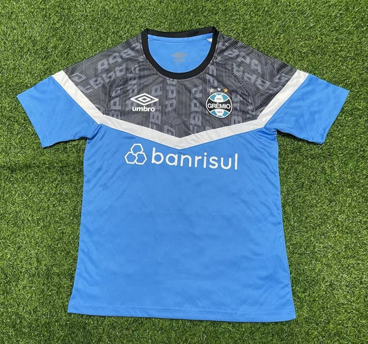 Gremio Training Clothing Black Blue Fans Football Jersey 2023/2024