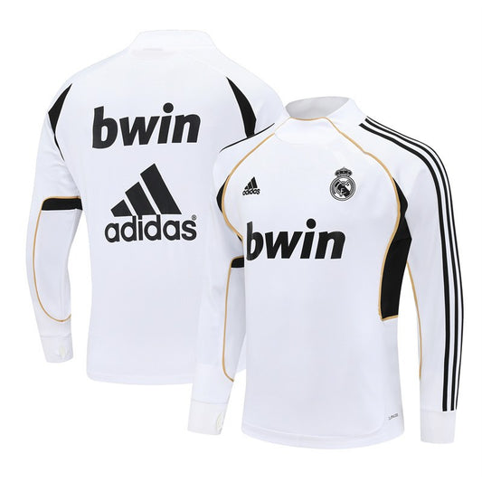 Retro Real Madrid Training Tracksuit White 2011/2012