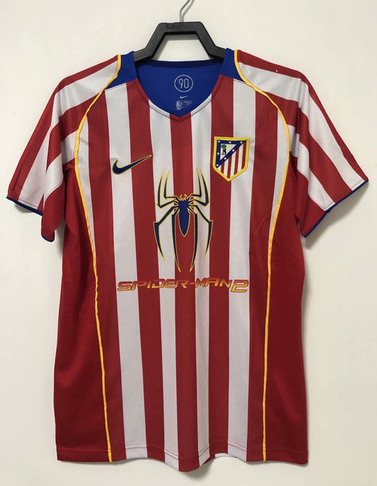Retro Atletico Madrid Home Football Jersey 2004/2005