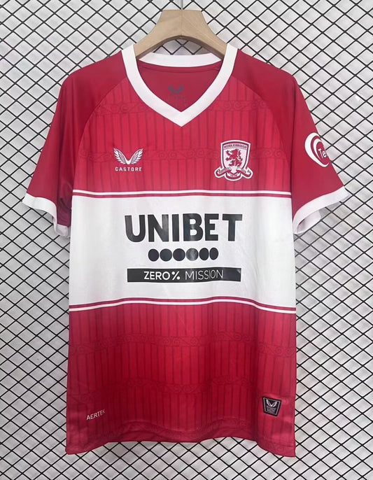 Middlesbrough Home Fans Football Jersey 2025/2026