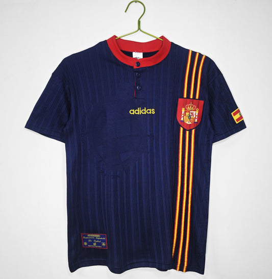 Retro Spain Away Football Jersey 1996