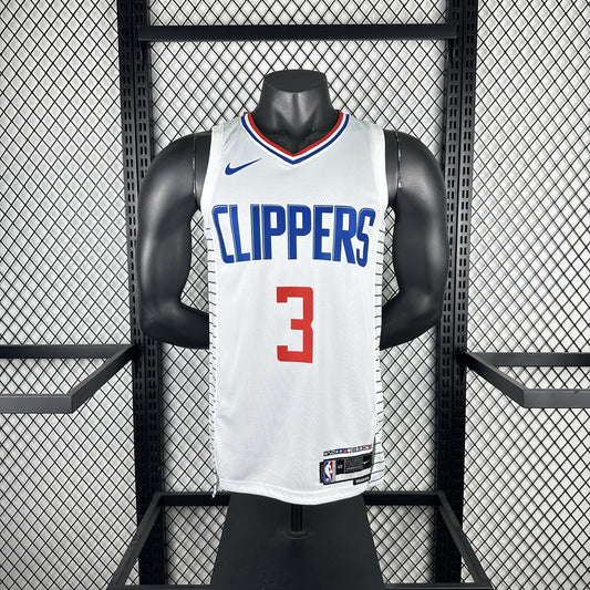 Los Angeles Clippers White #3 PAUL NBA Season Jerseys 2023