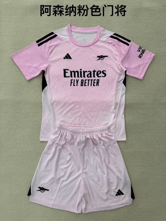 Arsenal Goalkeeper Fans Football Jersey 2025/2026 (Kids And Man )