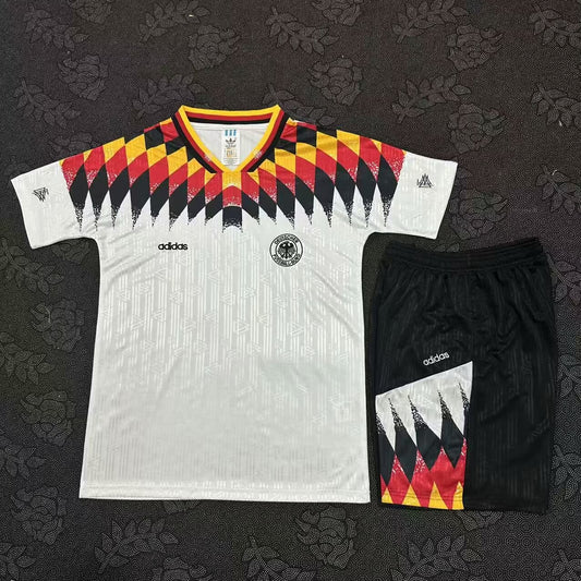 Germany Home Fans Kits Suit Football Jersey 1994