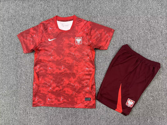 Poland Away Kids Fans Football Jersey 2026/2027