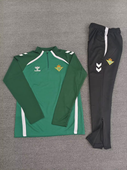 Real Betis Training Tracksuit Red (Kids And Man ) 2025/2026