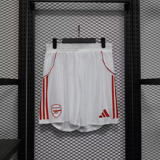 Arsenal White Shorts Pants Football Jersey 2025/2026